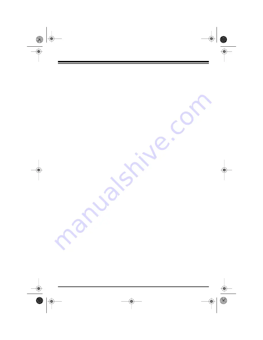 Radio Shack RS-3000 Owner'S Manual Download Page 13