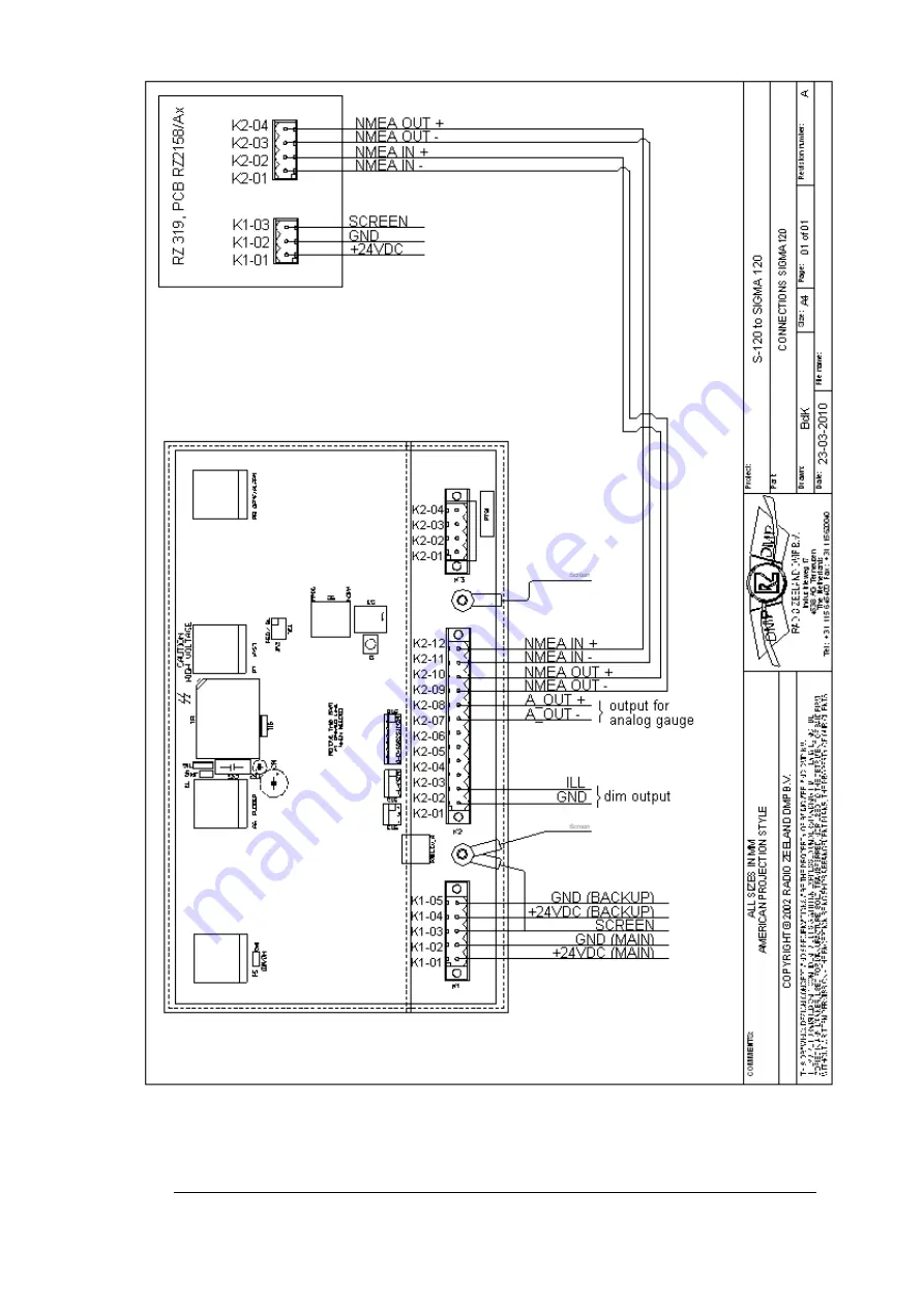 Radio Zeeland DMP Sigma 120 Скачать руководство пользователя страница 57