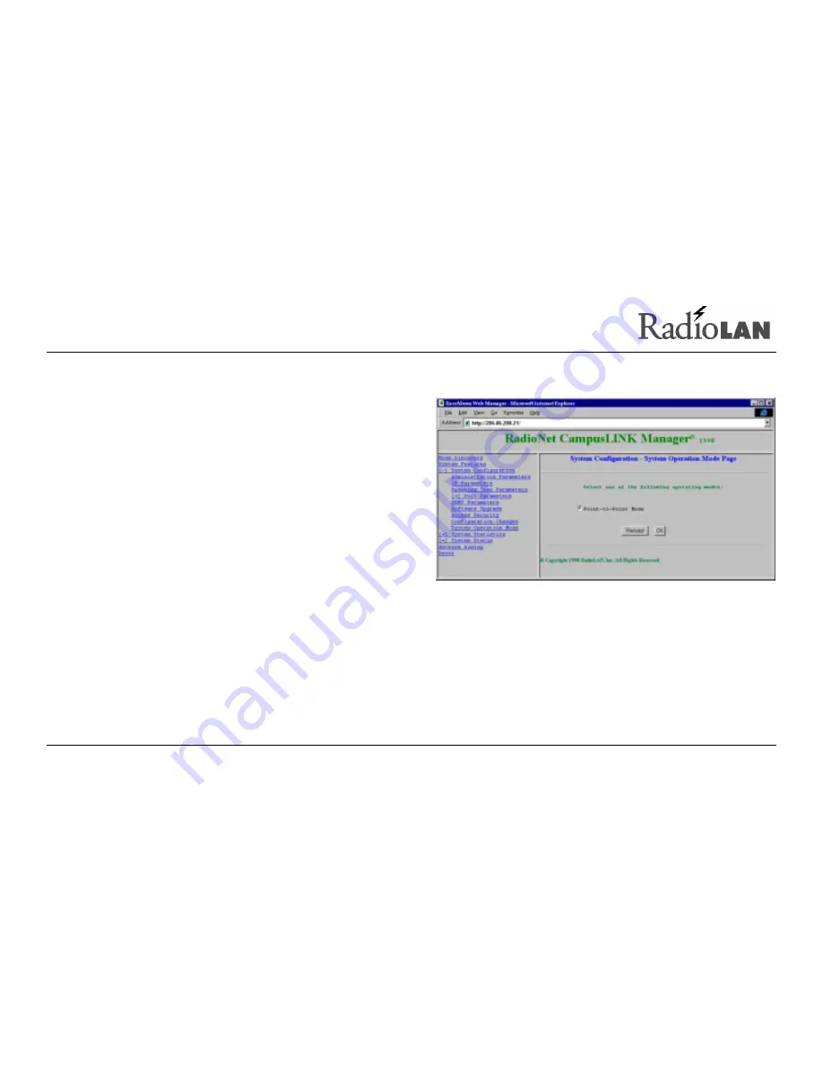 RadioLAN Campus BridgeLINK User Manual Download Page 57