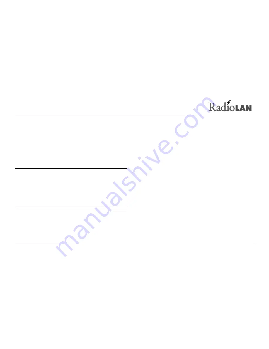 RadioLAN DockLINK User Manual Download Page 113