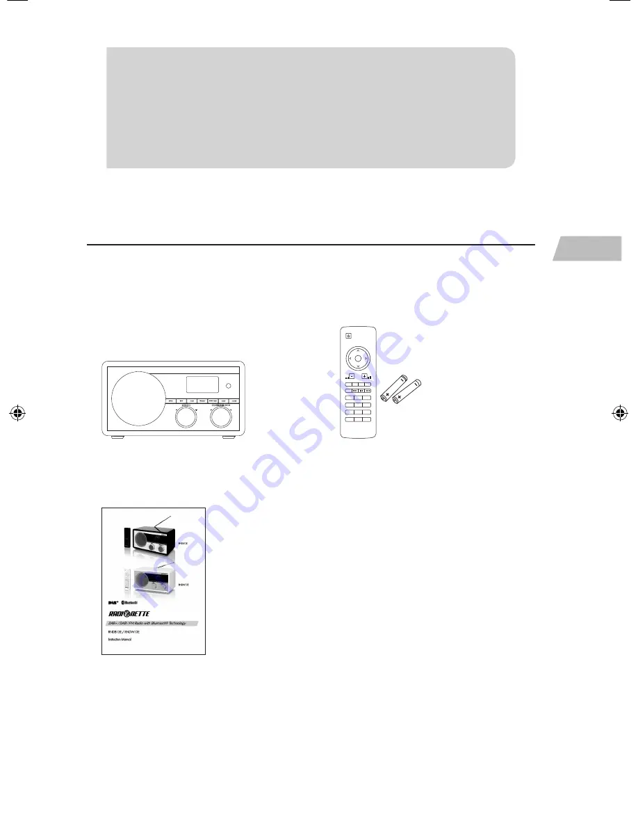 Radionette RNDB13E Instruction Manual Download Page 47