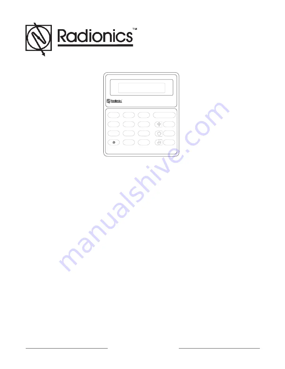 Radionics D206 Installation Instructions Download Page 1