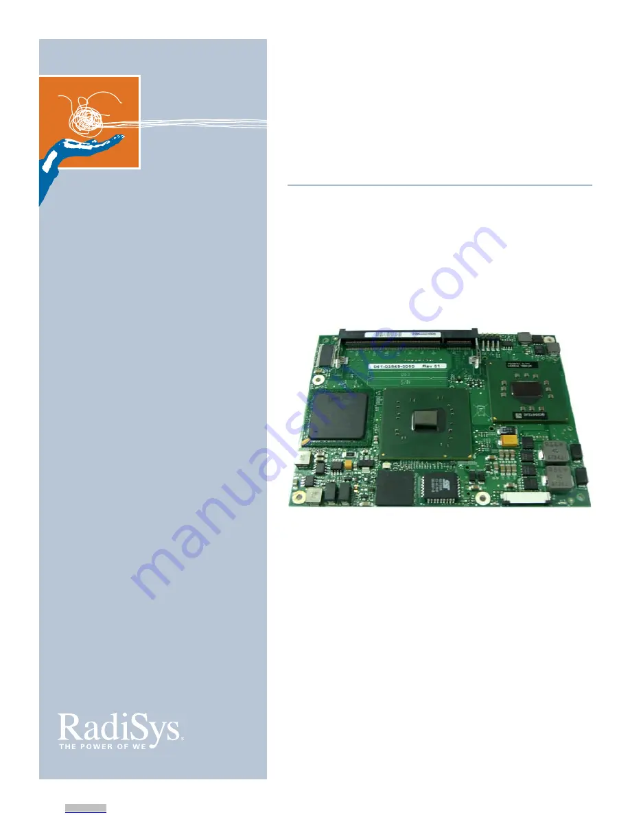 RadiSys CE915GM Product Manual Download Page 1