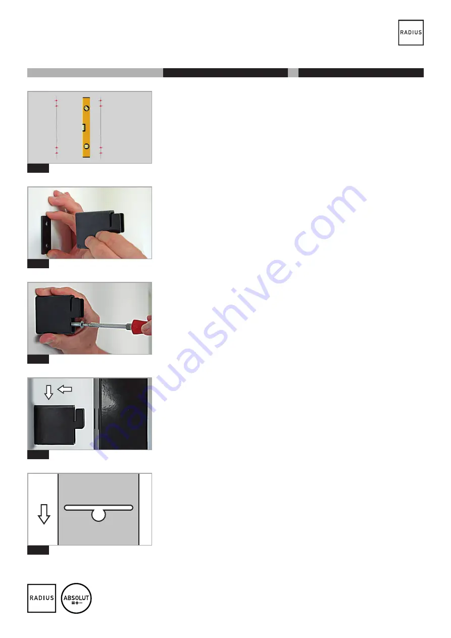 Radius BOOKSBAUM 1 720 Assembly Instructions Download Page 1