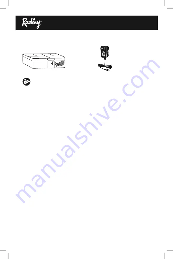 RADLEY 1280-009 Owner'S Manual Download Page 2