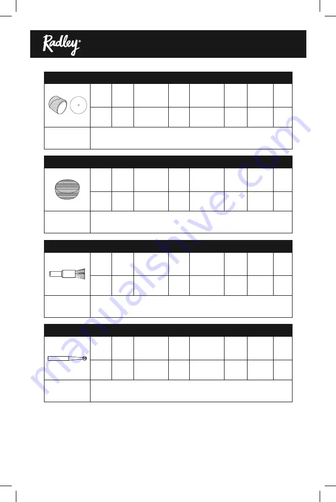 RADLEY 1280-009 Owner'S Manual Download Page 14