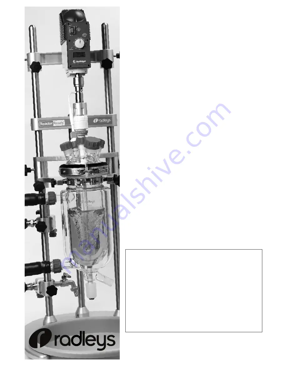 Radleys Reactor-Ready Instructions Manual Download Page 1