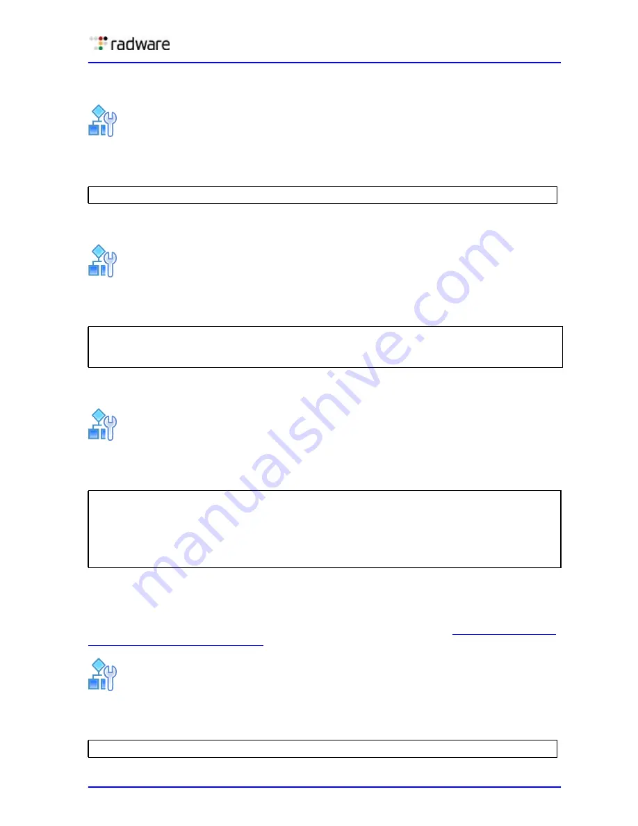 Radware Alteon Application Manual Download Page 77