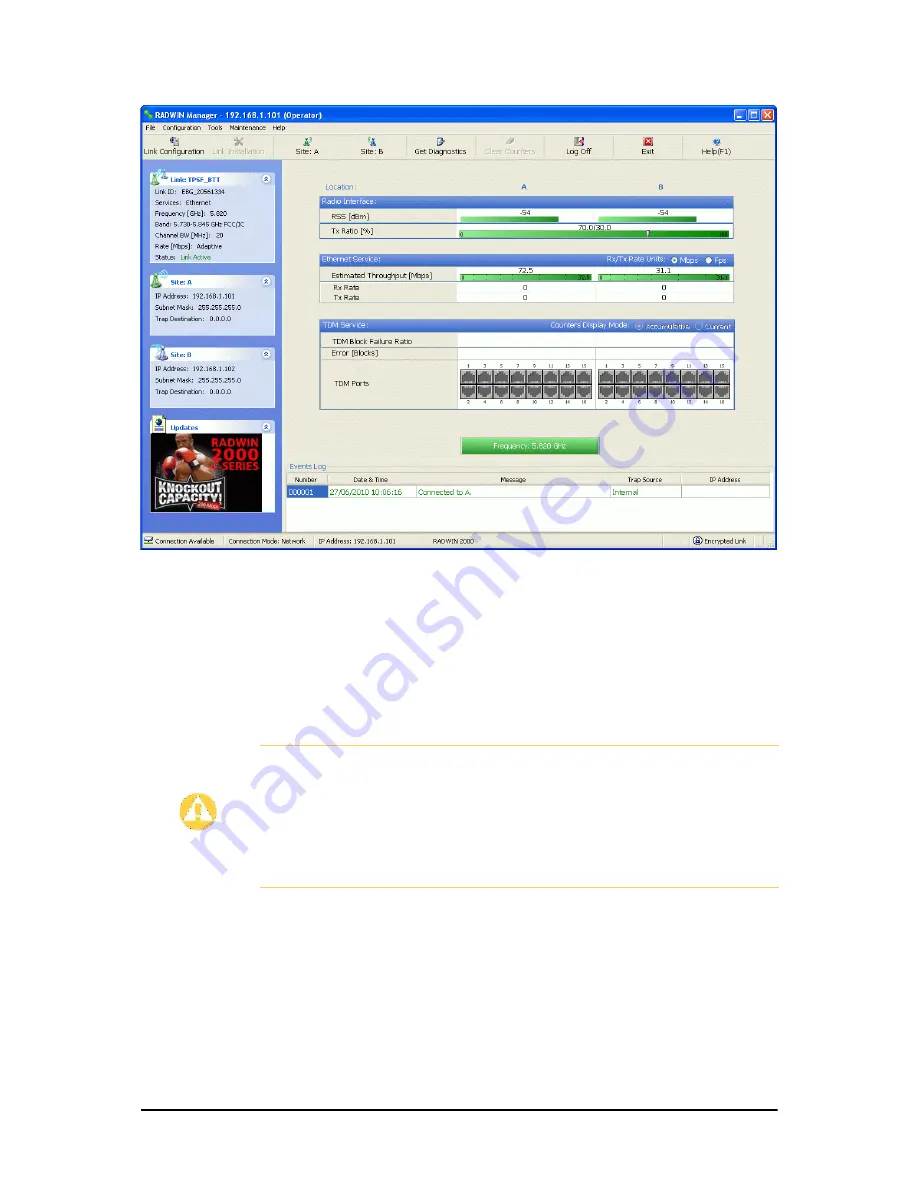 Radwin 2000 User Manual Download Page 107