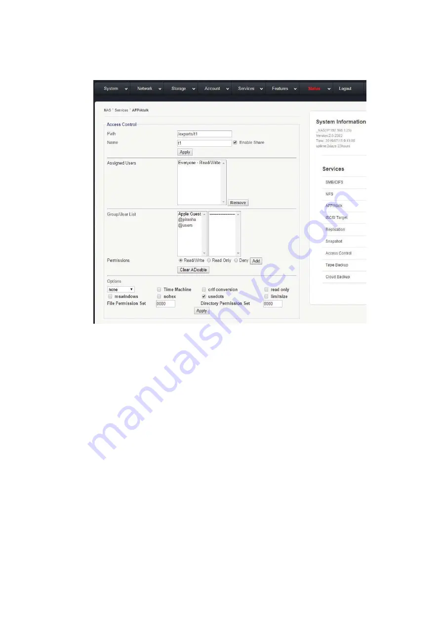 RAIDAGE DAGE104UTL-NAS User Manual Download Page 43