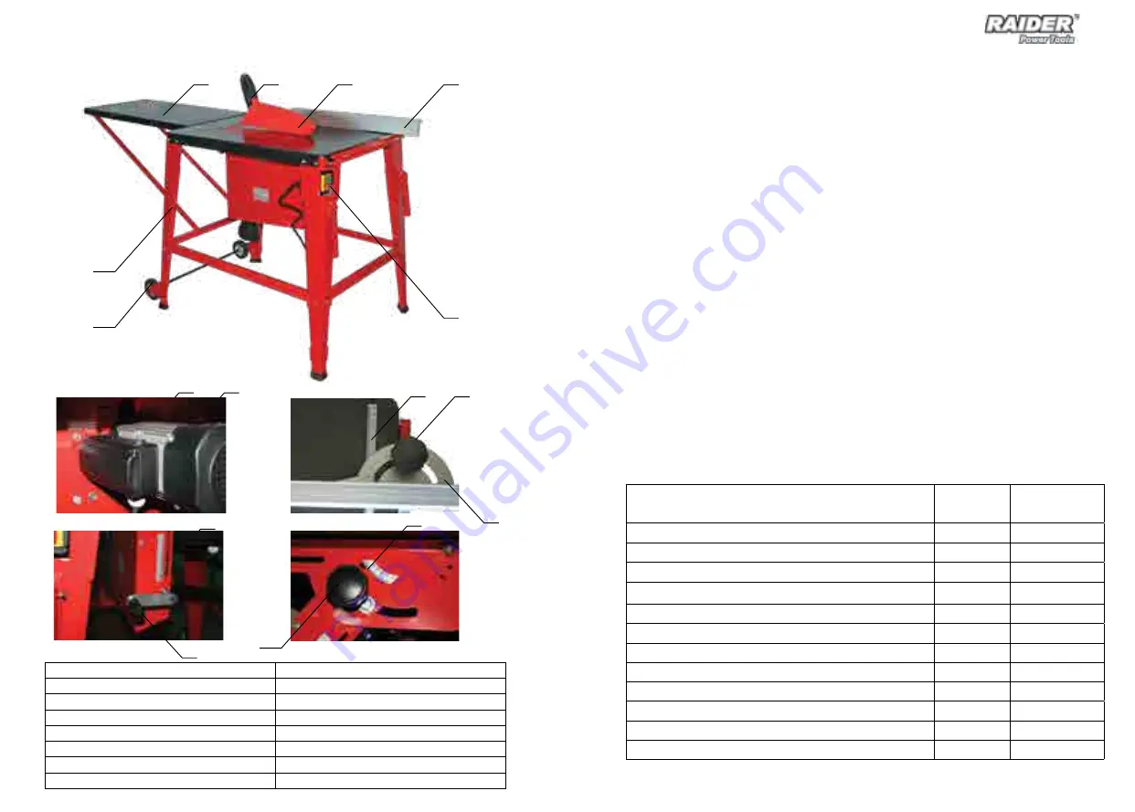 Raider RD-TS10 User Manual Download Page 2