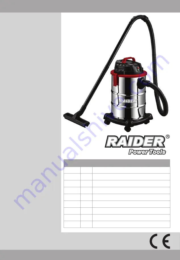 Raider RD-WC07 User Manual Download Page 1