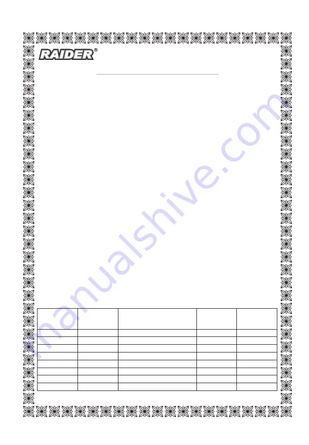 Raider RDI-CDB01 User Manual Download Page 104