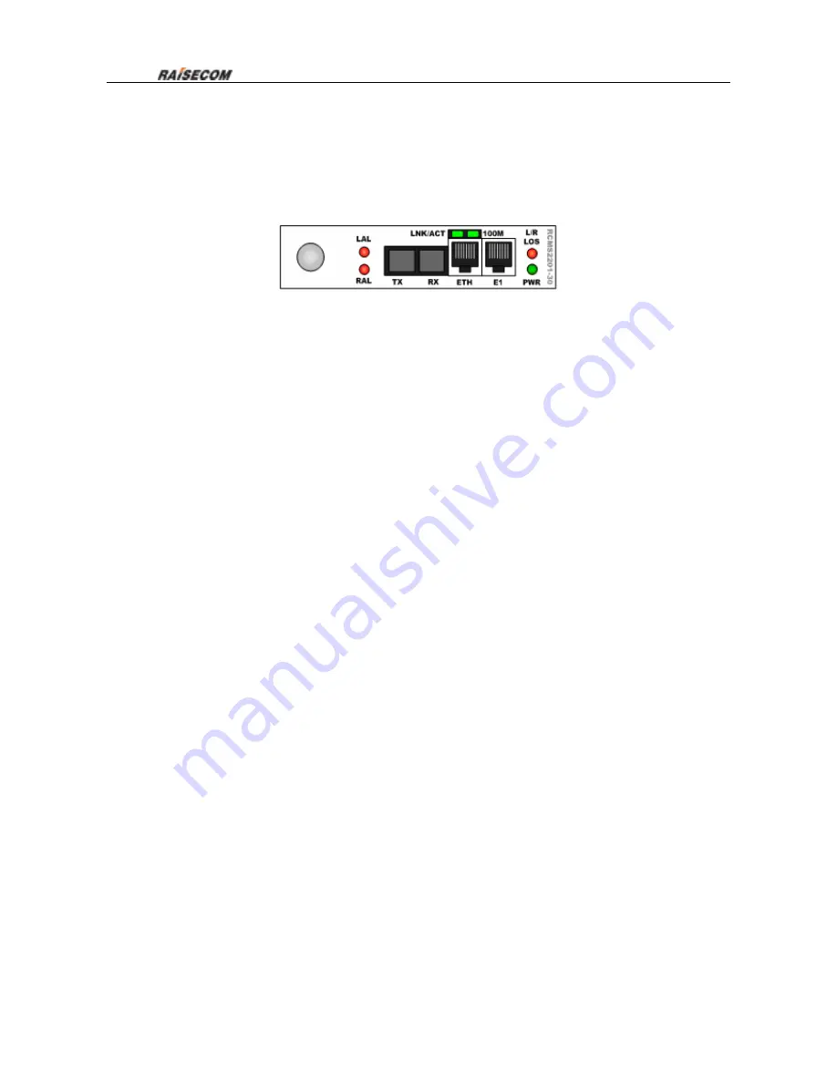 Raisecom RCMS2201-30 User Manual Download Page 7