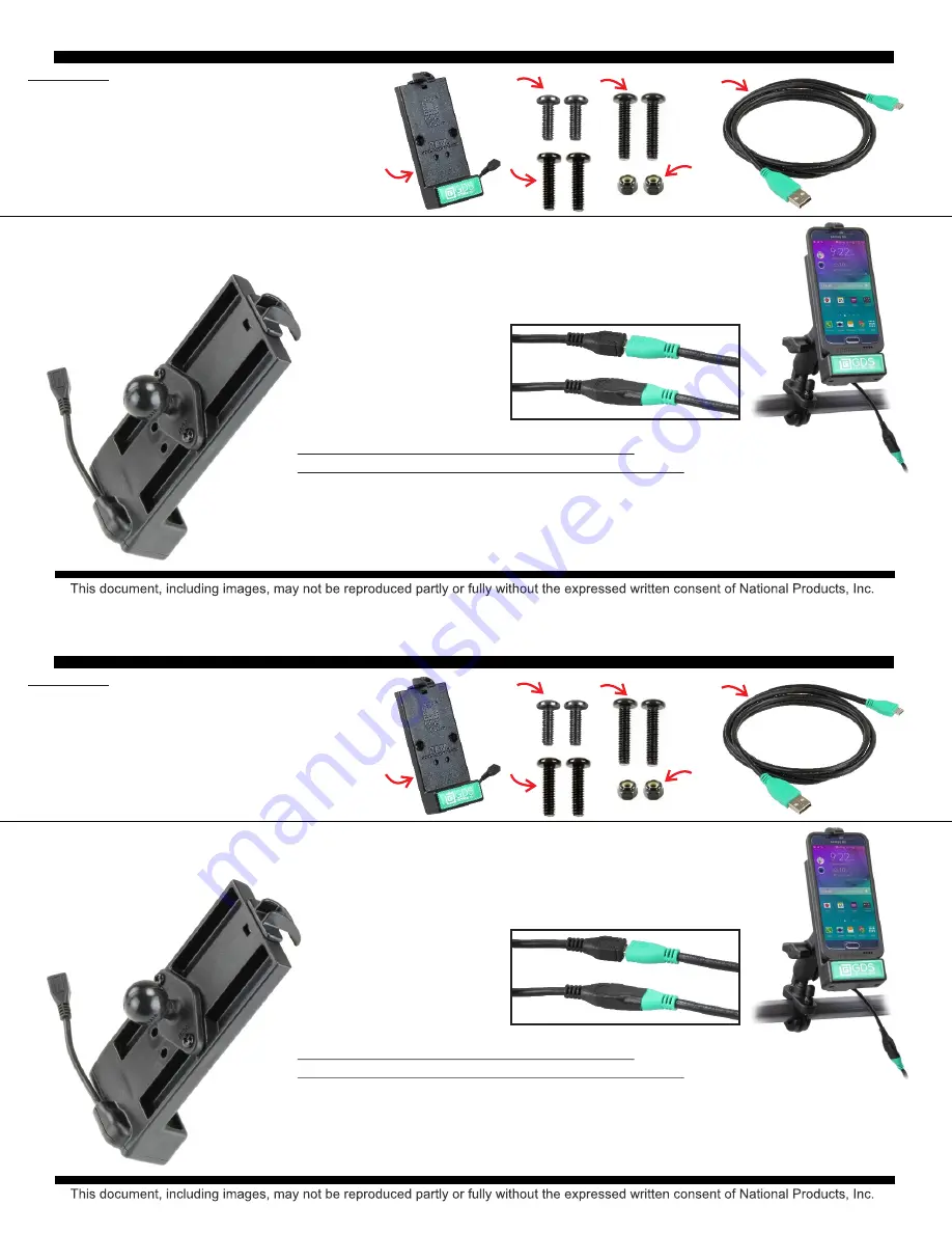 Ram Mounts GDS RAM-B-138U Скачать руководство пользователя страница 1