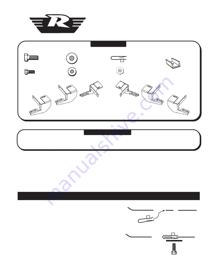 Rampage 14301 Bracket Installation Download Page 1