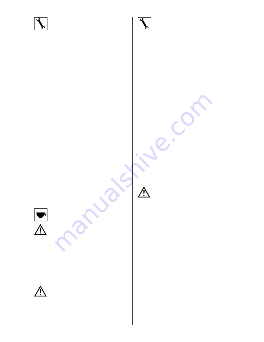 Rancilio epoca CD Use And Maintenance Manual Download Page 16