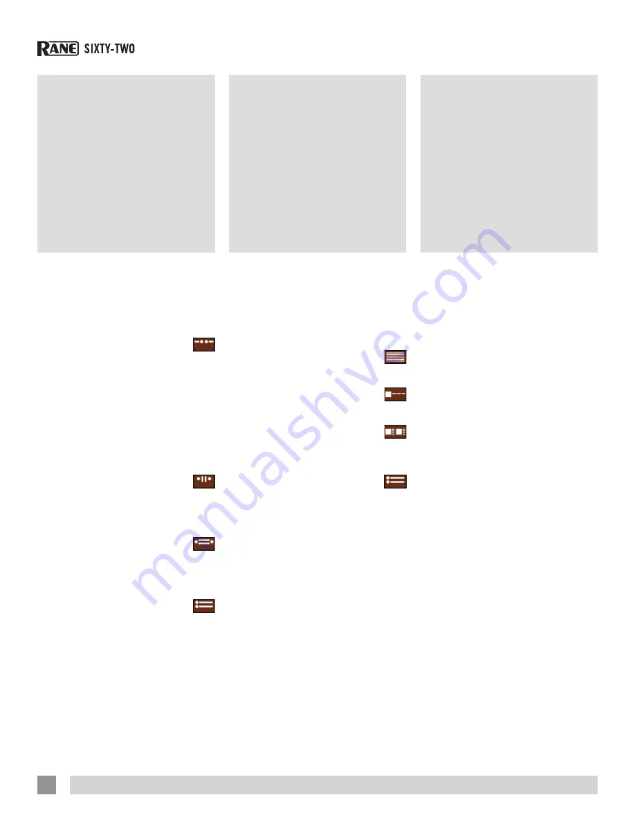 Rane SIXTY-TWO Operator'S Manual Download Page 24