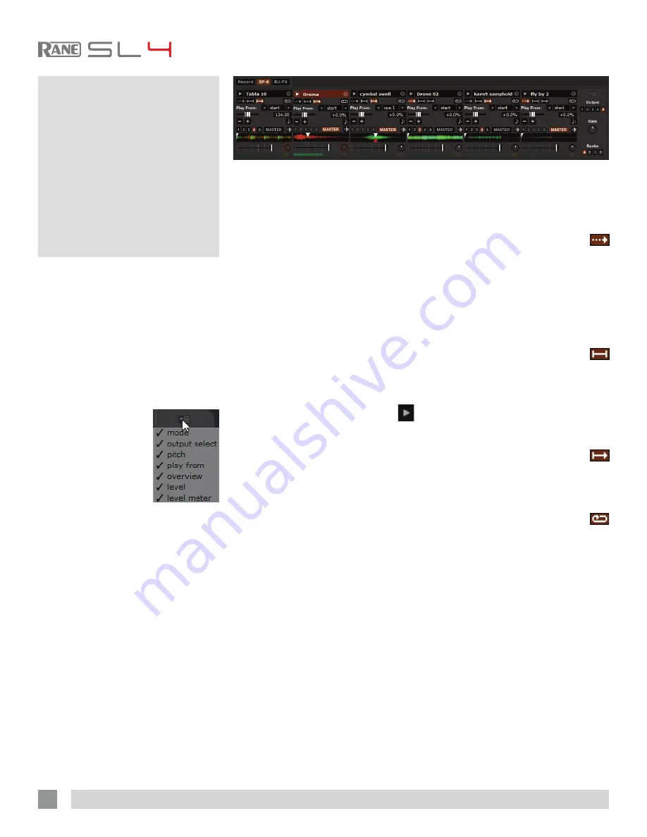 Rane SL3 Operator'S Manual Download Page 20