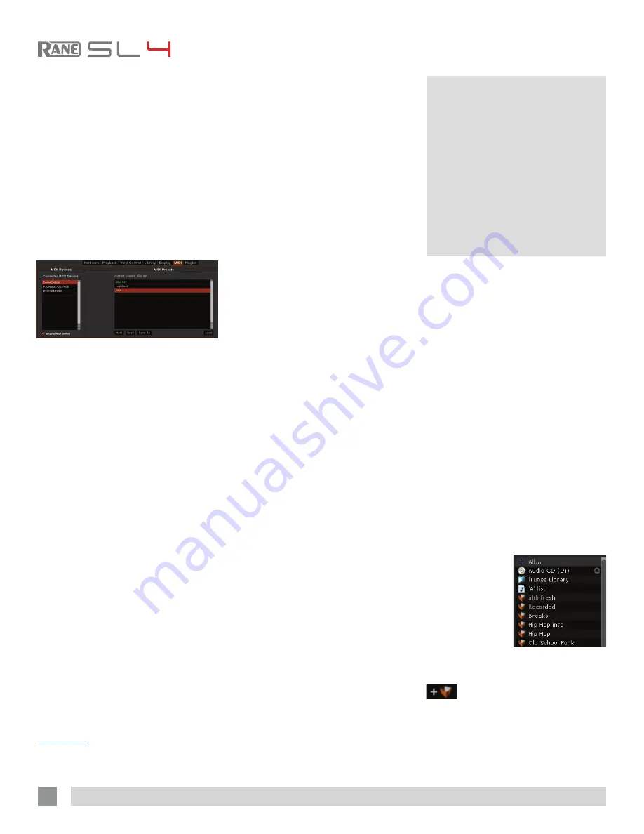 Rane SL3 Operator'S Manual Download Page 24