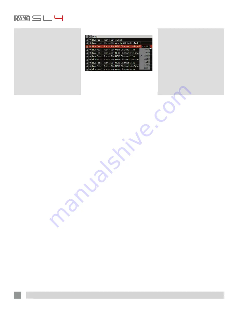 Rane SL3 Operator'S Manual Download Page 30