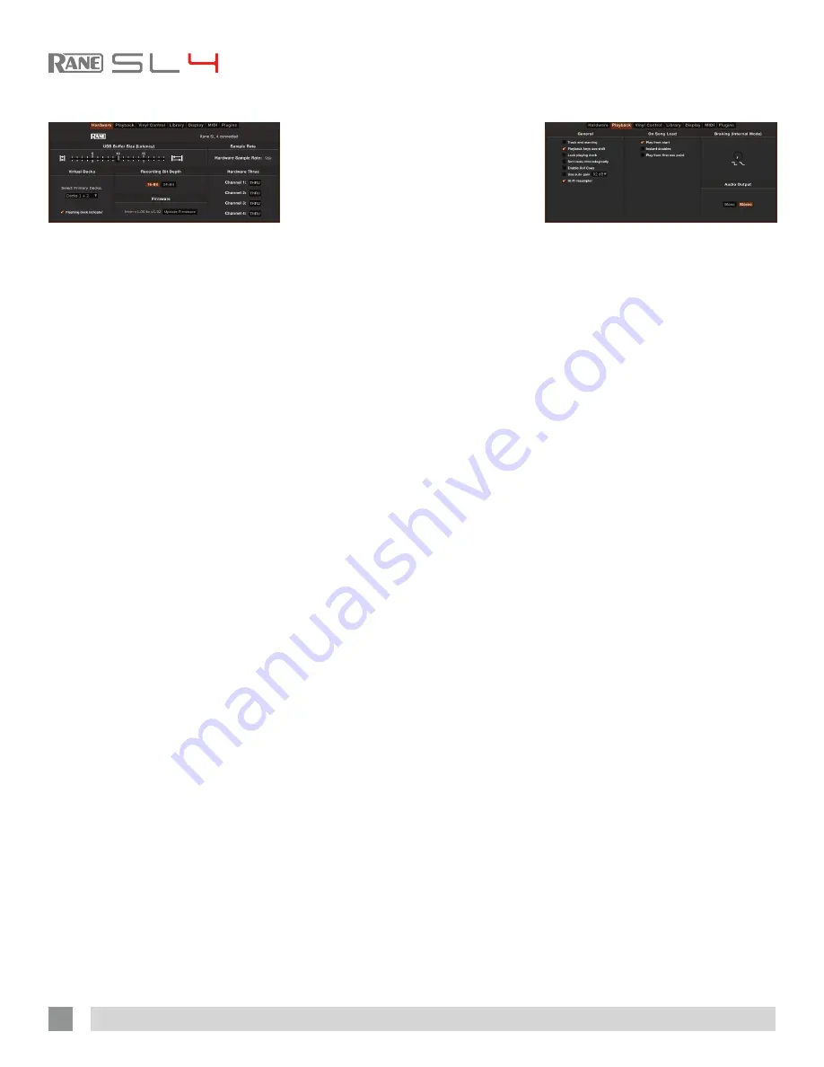 Rane SL3 Operator'S Manual Download Page 32