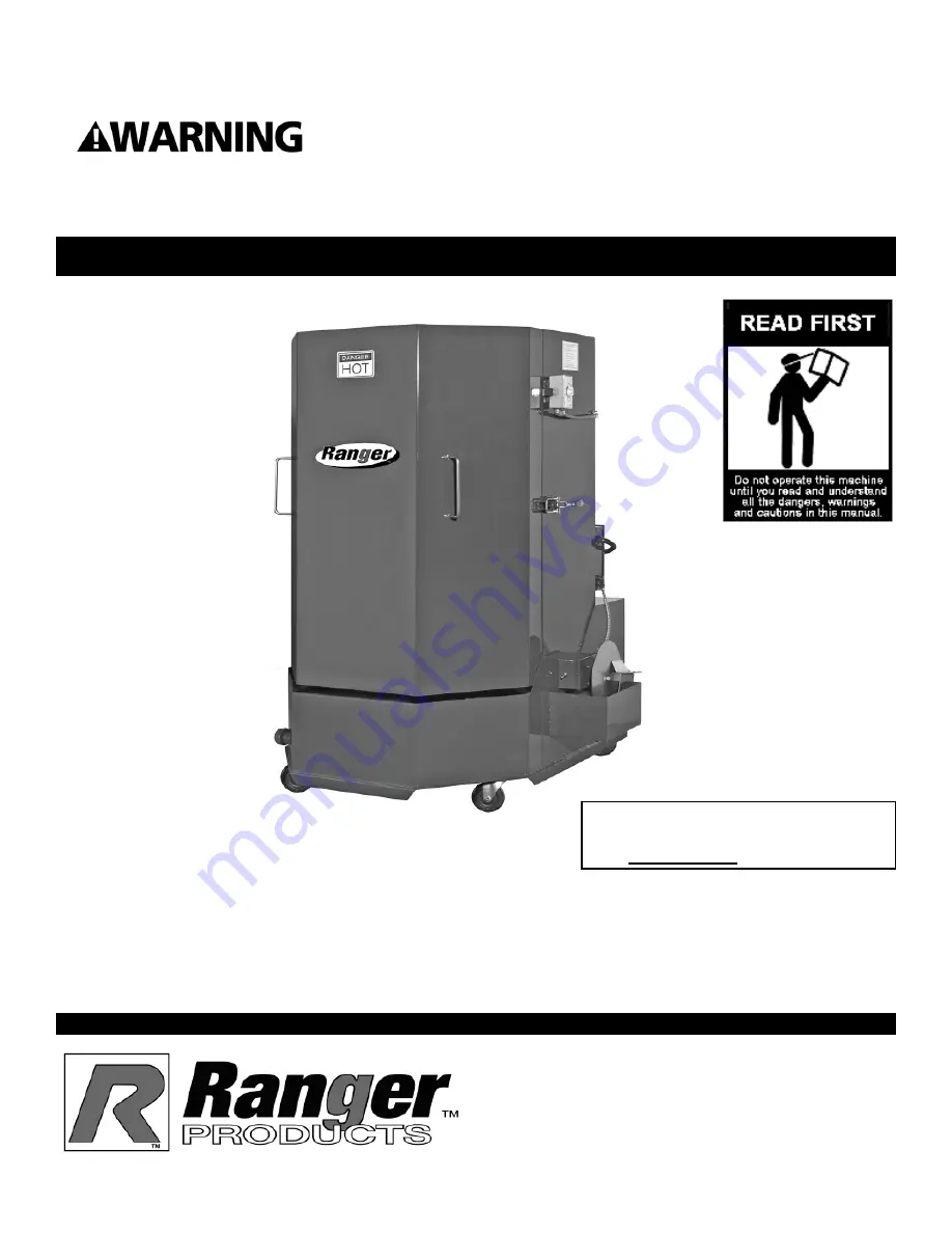 Ranger Products RS-500 Installation And Operation Manual Download Page 1