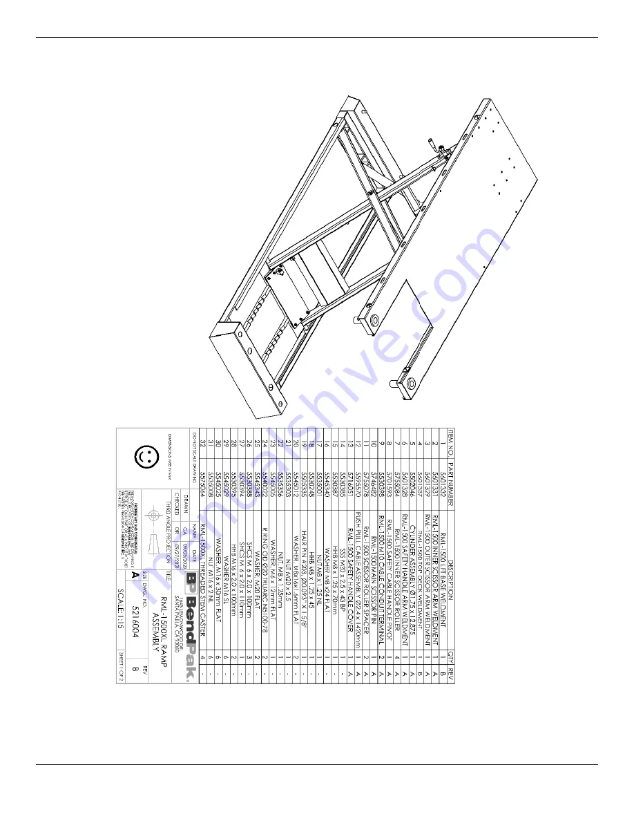 Ranger RML-1500XL Installation And Operation Manual Download Page 41