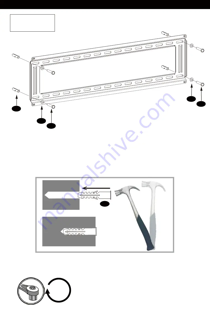 Rapid video mounts RVM74FOP175 Instruction Manual Download Page 9