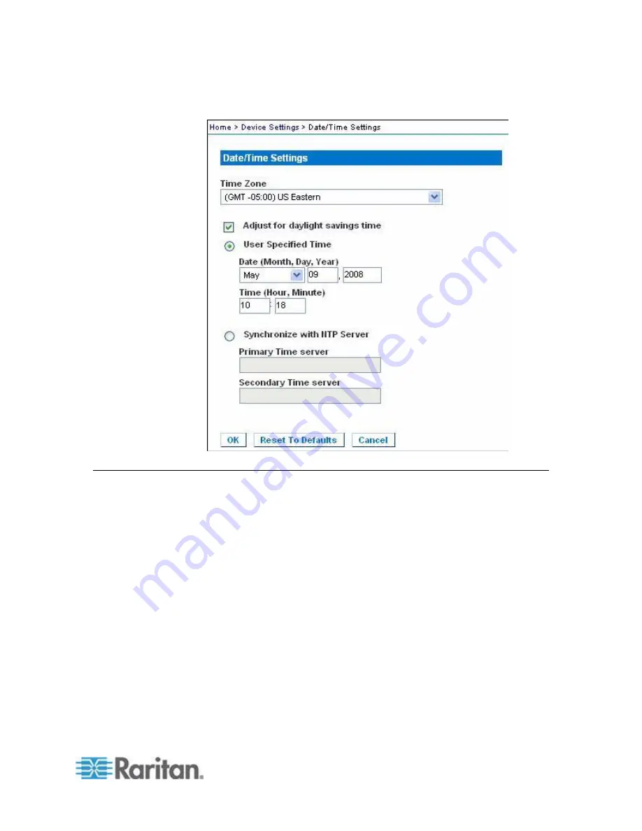 Raritan DOMINION KSX II User Manual Download Page 159