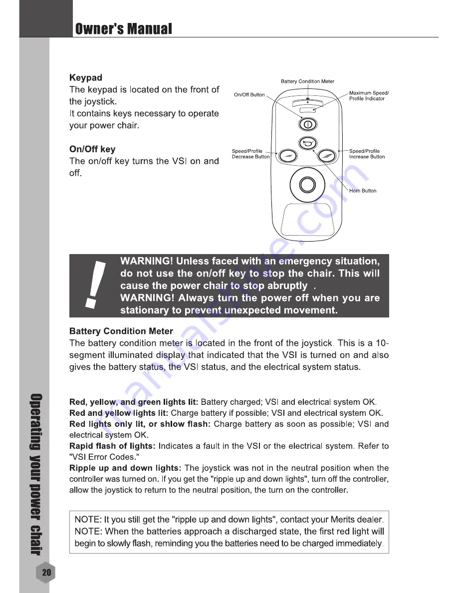 Rascal P321 Owner'S Manual Download Page 21