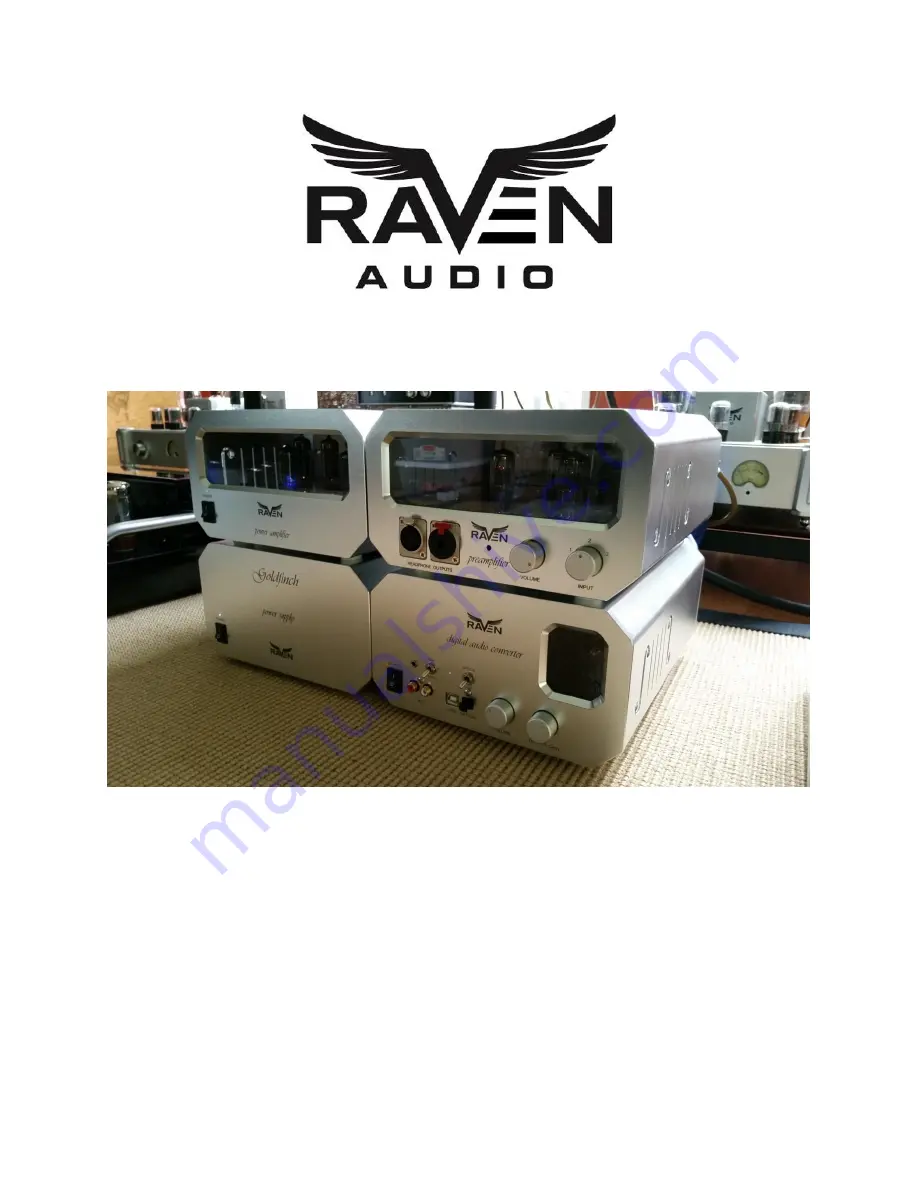 Raven Audio Goldfinch Tabletop Audio System 2015 Скачать руководство пользователя страница 1