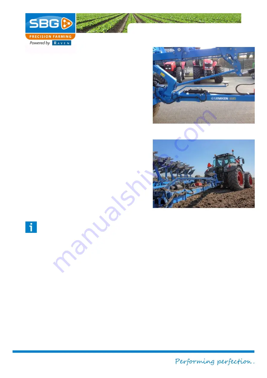 Raven SBGuidance Onland Plough Installation Manual Download Page 20