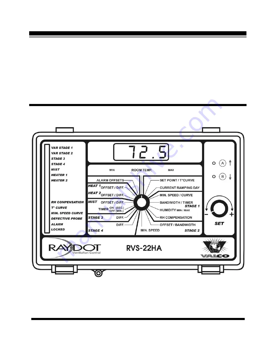 Ray-Dot RVS-22HA Installation Manual Download Page 1