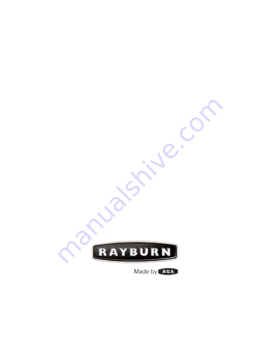 Rayburn Cookmaster 200K User Instructions Download Page 21