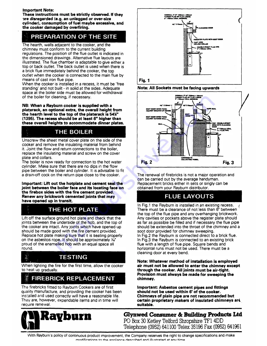 Rayburn Regent Installation Instructions Manual Download Page 5