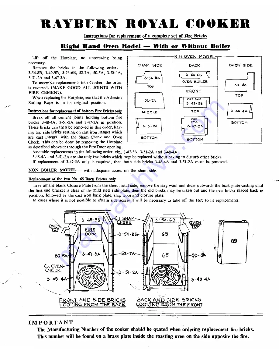 Rayburn Regent Installation Instructions Manual Download Page 9