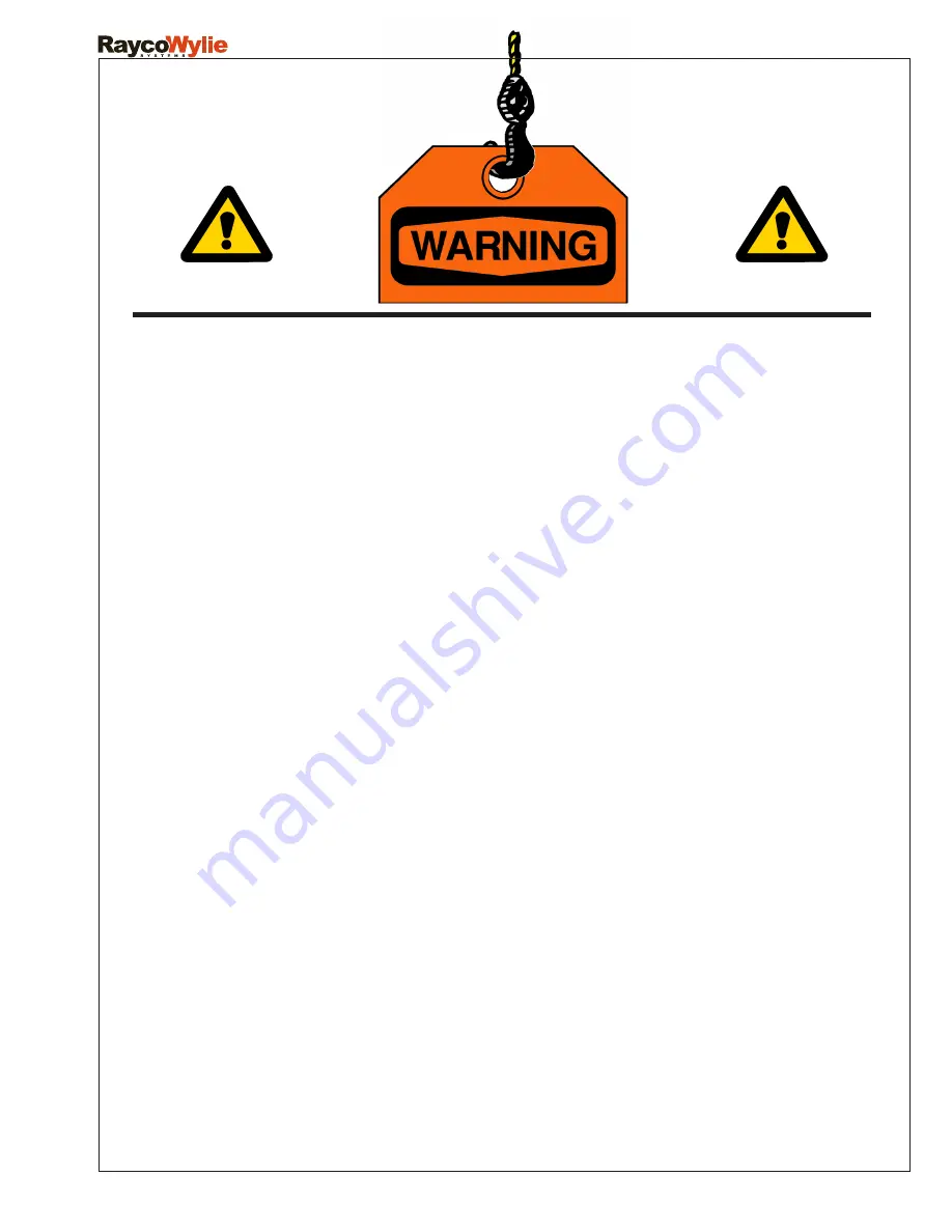 RaycoWylie i3500 Instruction Manual Download Page 5