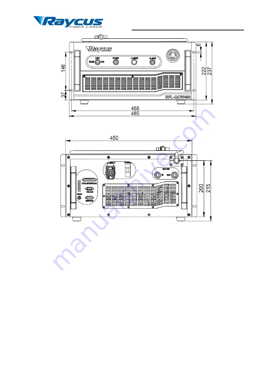 Raycus RFL-QCW450/1500FS User Manual Download Page 10