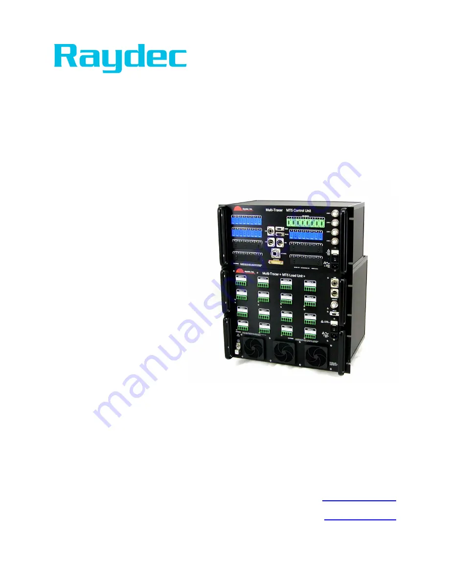 Raydec MT5 Operating Manual Download Page 1