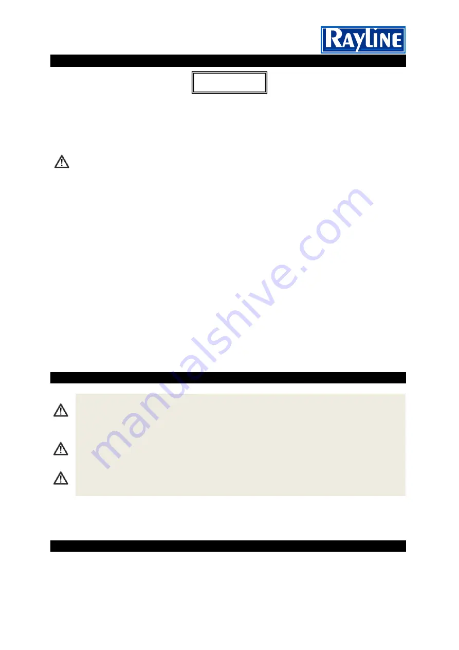 Rayline r802-1 Instruction Manual Download Page 25