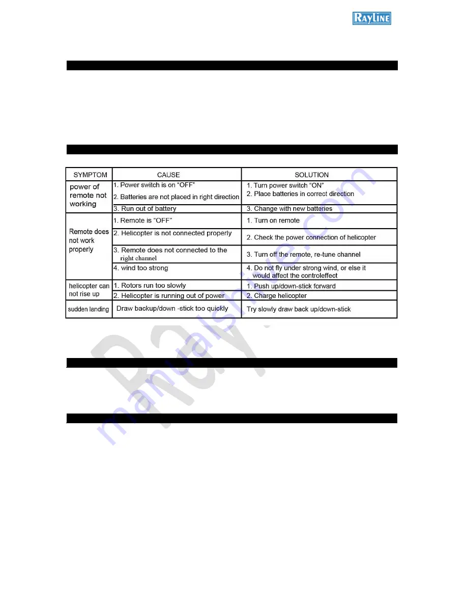 Rayline r806 Скачать руководство пользователя страница 11