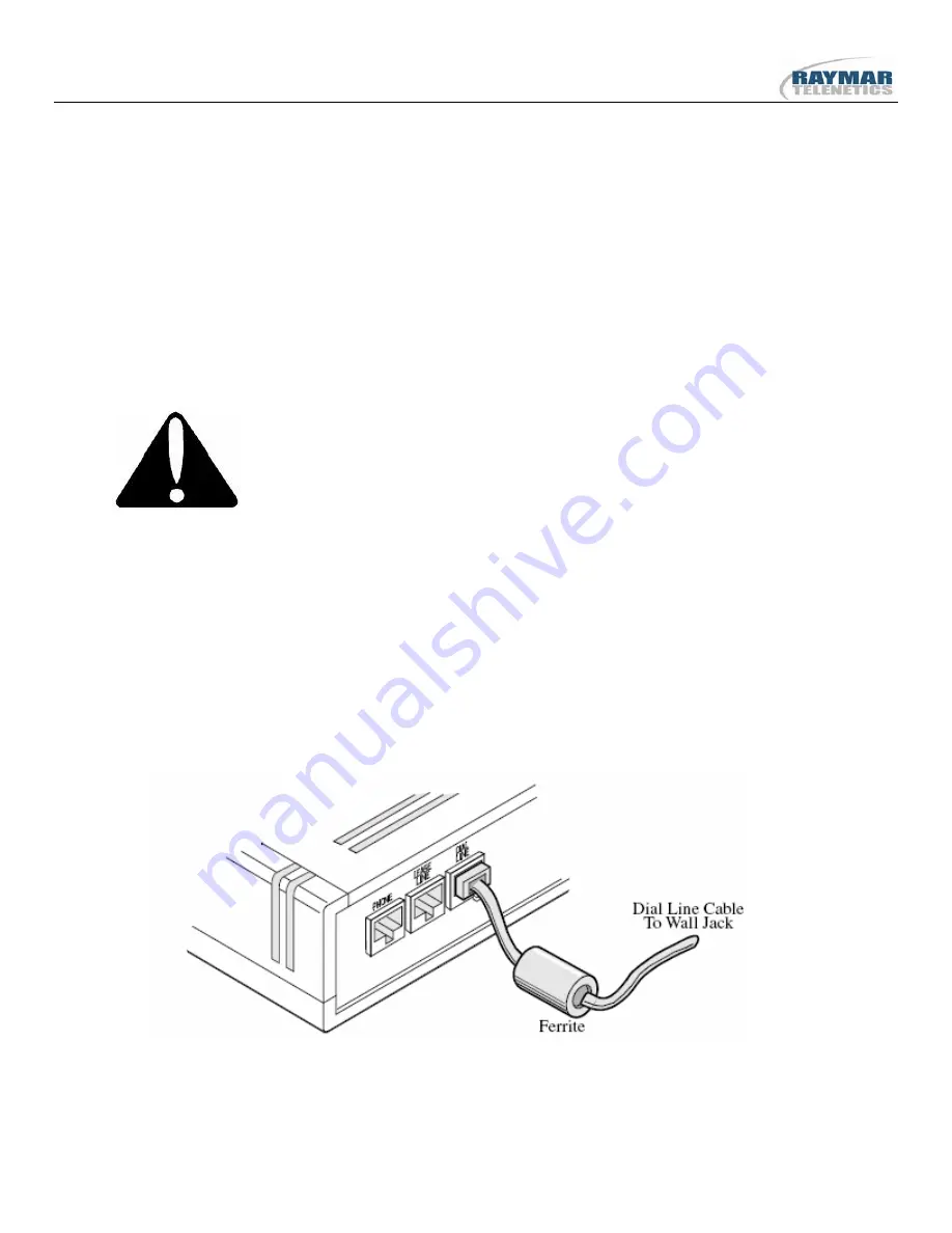 Raymar 326X V.32bis Series User Manual Download Page 30