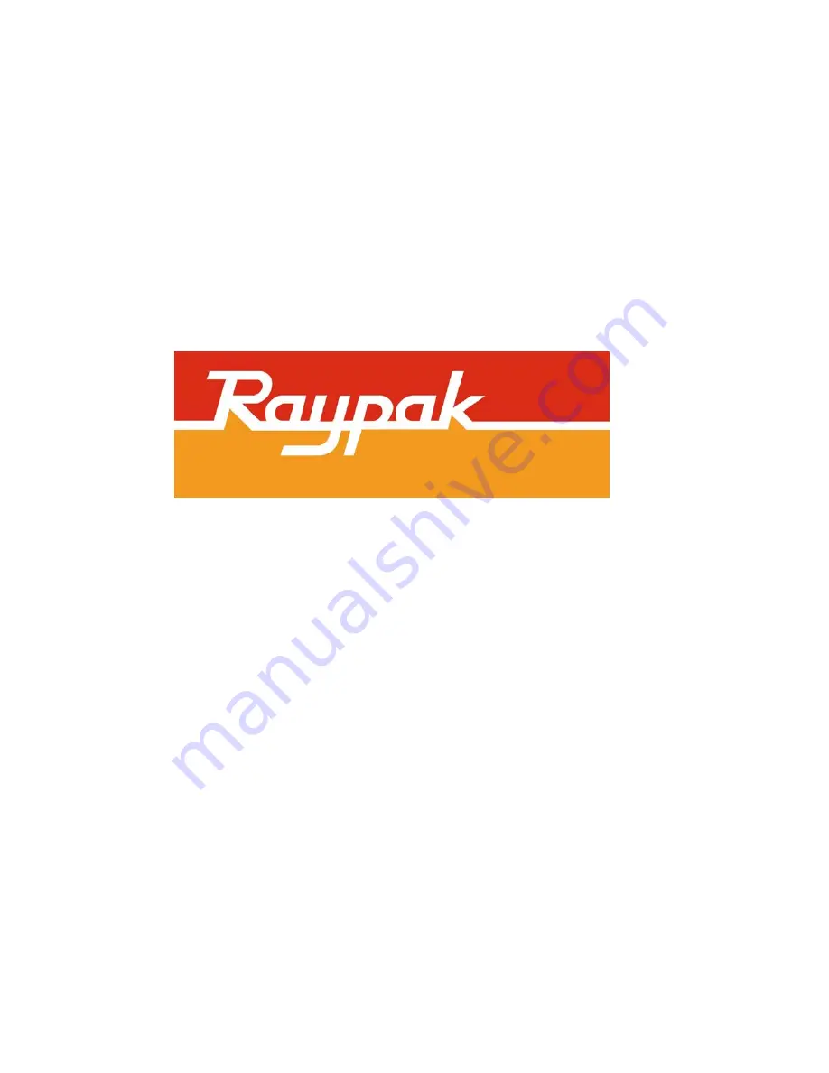 Raypak VERMONT RFSDV34RFNAU Скачать руководство пользователя страница 1