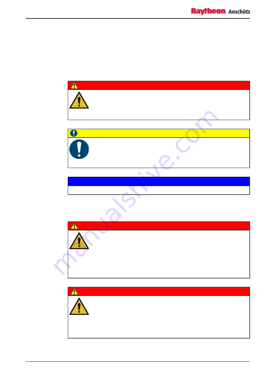 Raytheon Anschütz 108-010.NG001 E01 Operator'S And Service Manual Download Page 12