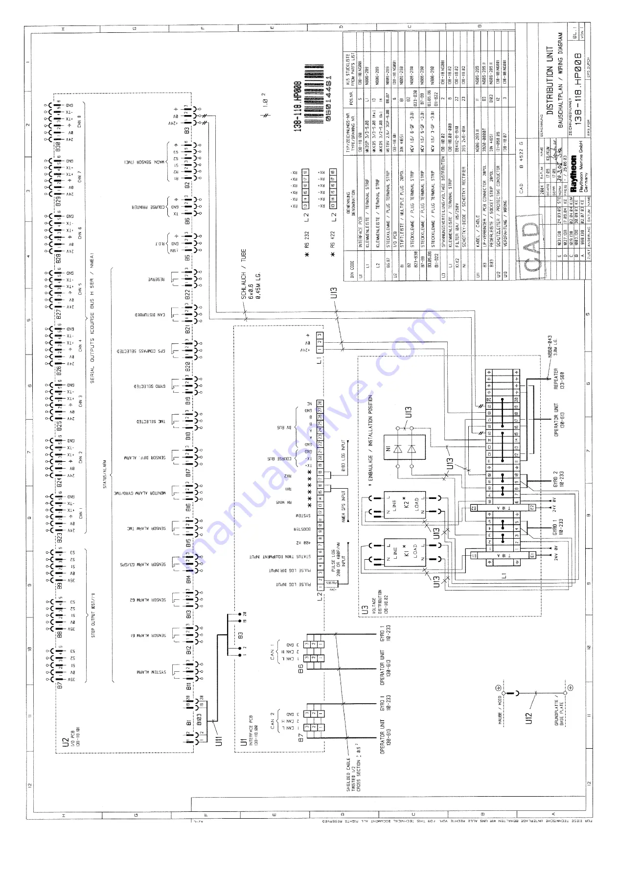 Raytheon Anschütz 138-118 Скачать руководство пользователя страница 96