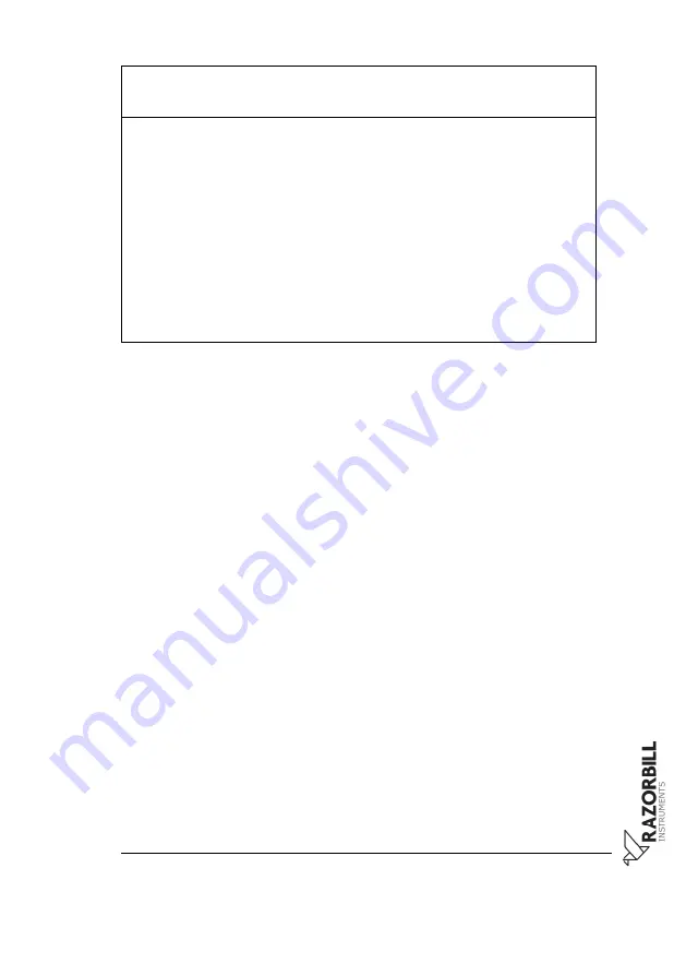 RAZORBILL MP240 User Manual Download Page 25