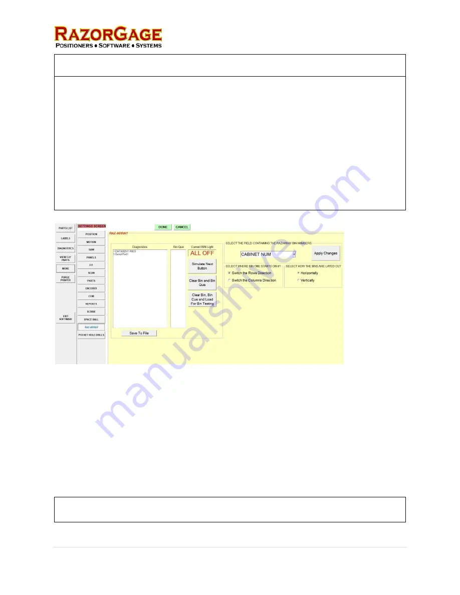 Razorgage Cyclone RazorOptimal User Manual Download Page 20