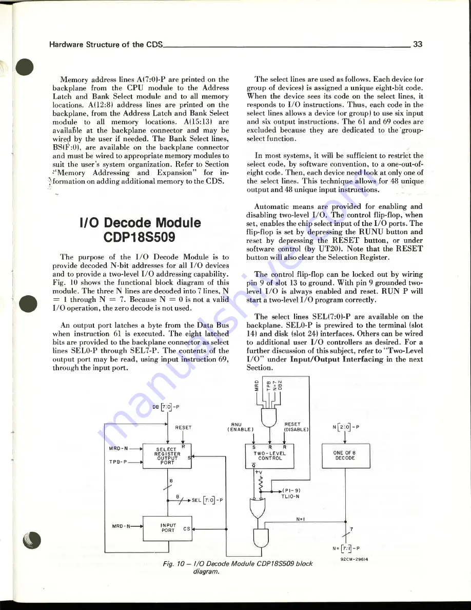 RCA 1800 Operator'S Manual Download Page 34