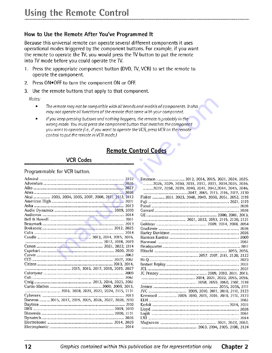 RCA 20F530TECS User Manual Download Page 14